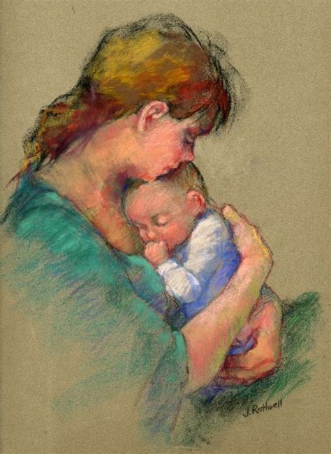 Beautiful Paintings Of Mother And Baby