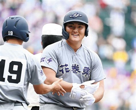 花巻東・佐々木麟太郎が3安打でチーム貢献 準々決勝は仙台育英「東北勢との試合にワクワク」【夏の甲子園】：中日スポーツ・東京中日スポーツ