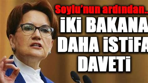 Meral Akşener den Soylu nun istifasının ardından ilk açıklama KRT TV