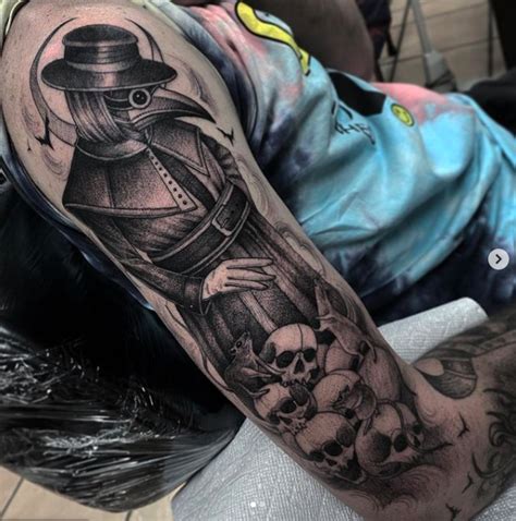 Plague Doctor By Marissa Falanga TattooNOW