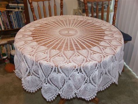 Pineapple Tablecloth Table Cloth Table Covers Crochet Patterns