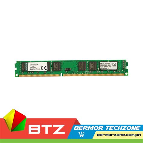 Kingston 8GB DDR3 1600MHZ PC3-12800 CL11 Desktop Memory | Bermor Techzone