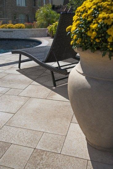 Unilock Pool Deck Patio Using Umbriano Paver Patio Stones Patio