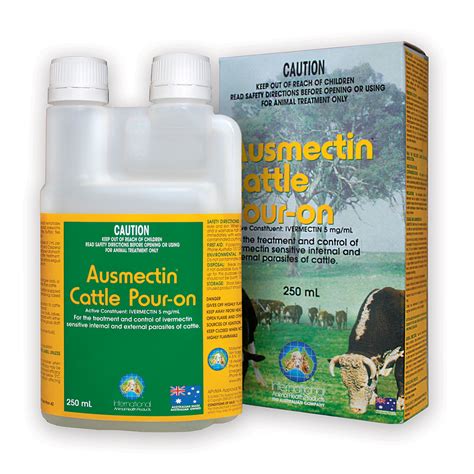 Ausmectin Cattle Pour On Parasite Worming Ivermectin Treatment