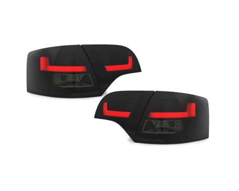 Smoked Led Taillights With Dynamic Turn Signal For Audi A4 B7 8e Avant