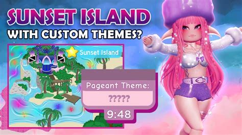 SUNSET ISLAND BUT WITH CUSTOM THEMES Royale High Sunset Island