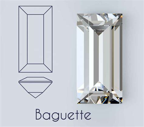 1. Understanding Diamond Shapes: baguette Diamond shape - pramukh jewels