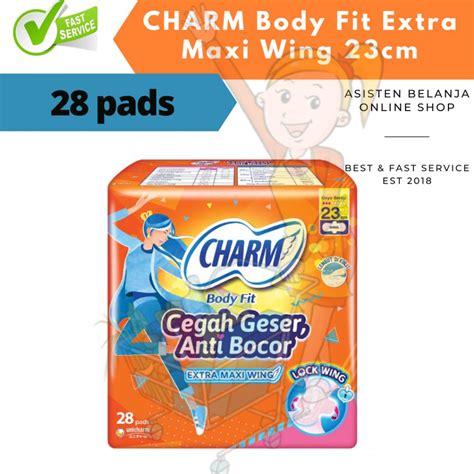 Jual Charm Body Fit Extra Maxi Cm Cm Wing Non Wing Isi Pads