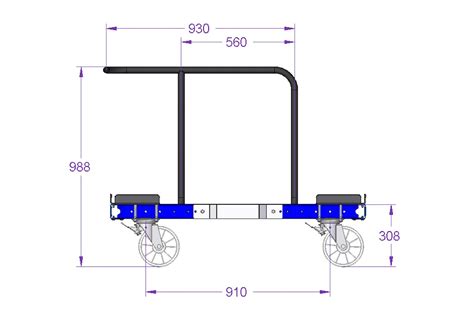 Pallet Trolley 1260 x 1050 mm | FlexQube