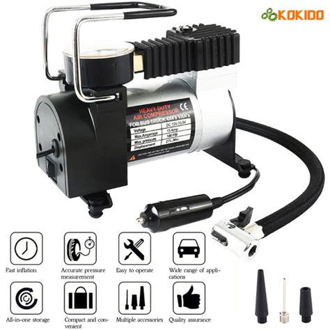 12v 150psi Car Electric Inflator Pump Tire Inflator Pump Heavy Duty