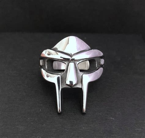 Vintage Mf Doom Mask Ring Stainless Steel Size Us 8 12 Grailed