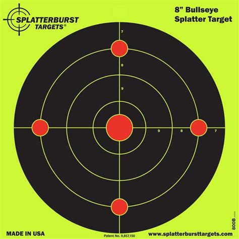 Bullseye Splatter Target Splatterburst Targets