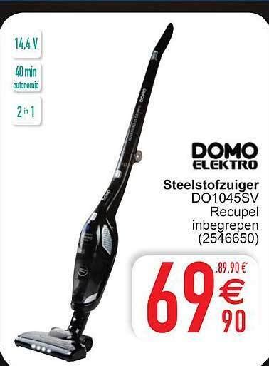 Domo Elektro Steelstofzuiger Promotie Bij Cora