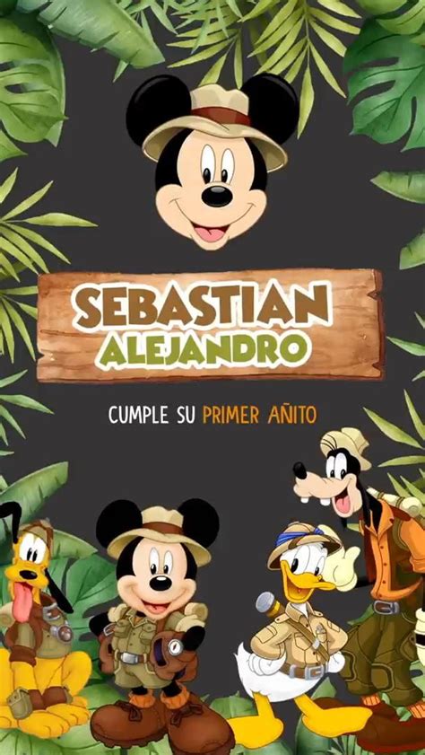 Ideas De Mickey Safari Fiesta Safari Cumplea Os Fiesta Safari