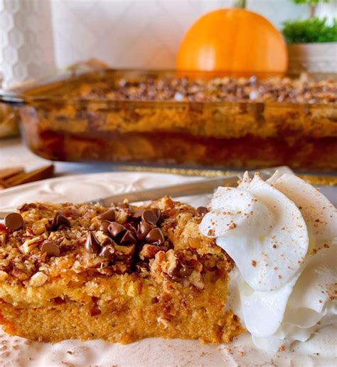 Pumpkin Chocolate Chip Dump Cake Norine S Nest