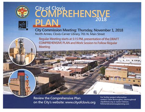 Comprehensive Plan Public Meeting City Of Clovis New Mexico