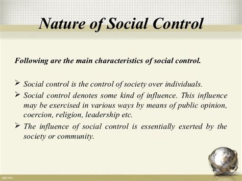 Social Control And Agencies Of Social Control