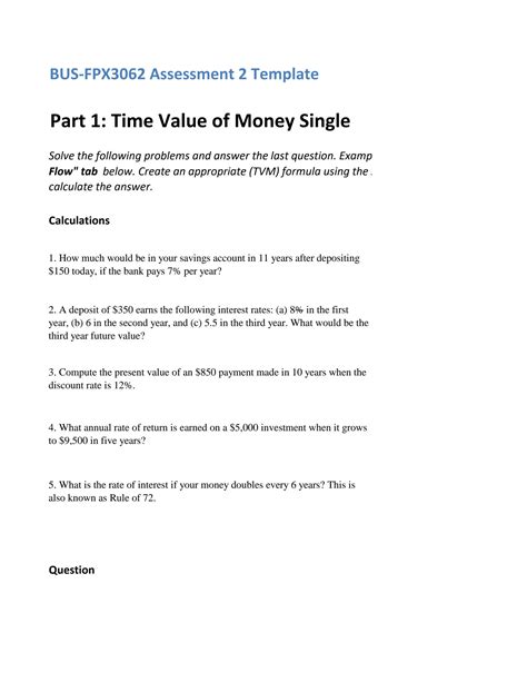 SOLUTION Bus Fpx3062 Assessment2 1 Studypool