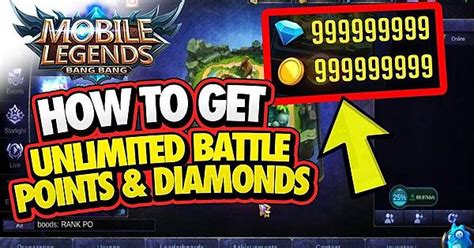 ~ 100 Working Free Mobile Legends Diamonds And Battle Points Hack [no Human Verification