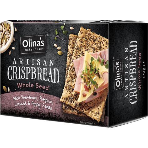 Olina S Bakehouse Bakehouse Artisan Crispbread Whole Seed G Woolworths