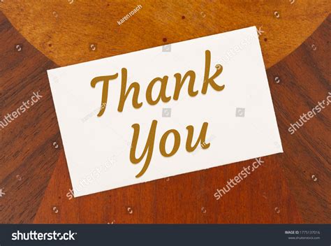 Thank You Word Message On White Stock Photo 1775137016 Shutterstock