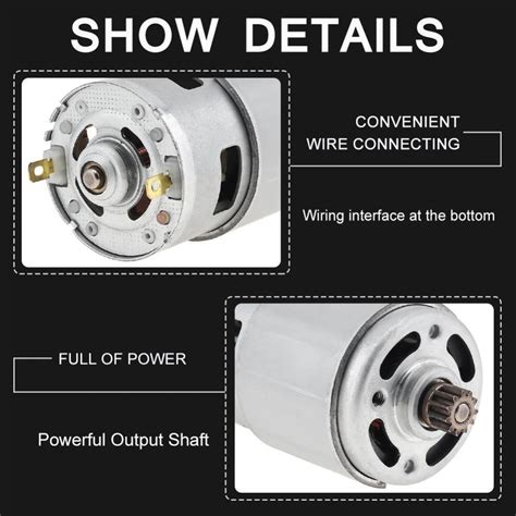 Rs V Dc Motor High Power Micro Motor With Tooth Gear For