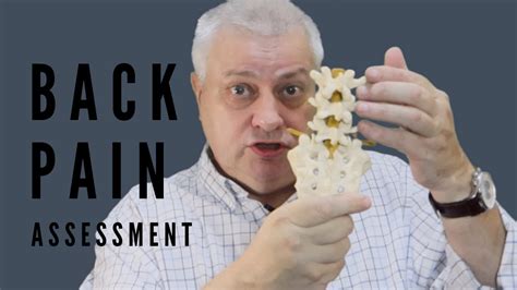 Low Back Pain Lumbar Facet Joints Assessment And Treatment YouTube