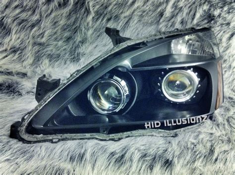 HID ILLUSIONZ Honda Accord Mini H1 FX35 Mini Minigun E46 Quad Setup