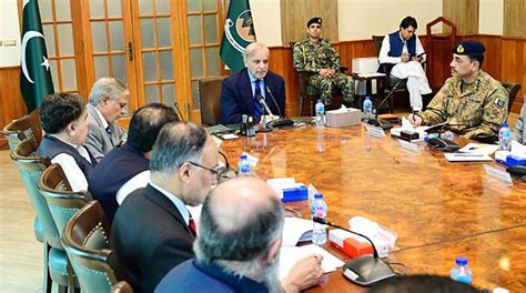 After High Level Security Huddle PM Shehbaz Pledges To Eradicate