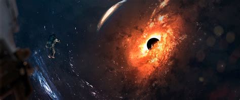 Black Hole In Space Wallpaper