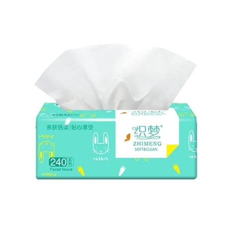 10 Packs Facial Tissues Thickening Strong Water Absorption Eco Friendly