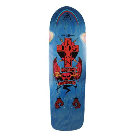 Dogtown Dominate Deck Blue Stain 90 Slugger Skate Store