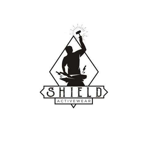 Masculine Bold Logo Design For Shield Activewear By Dz33 Design 30482689