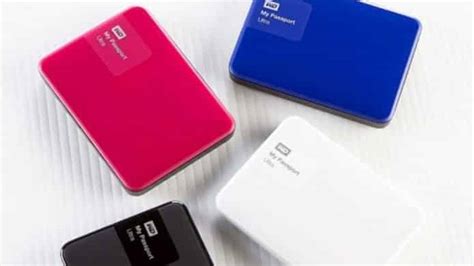 Disques Durs Portables My Passport Repensés Par Wd Lancés En Inde Pour