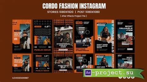 Videohive Cordo Fashion Instagram 45957548 Project For After