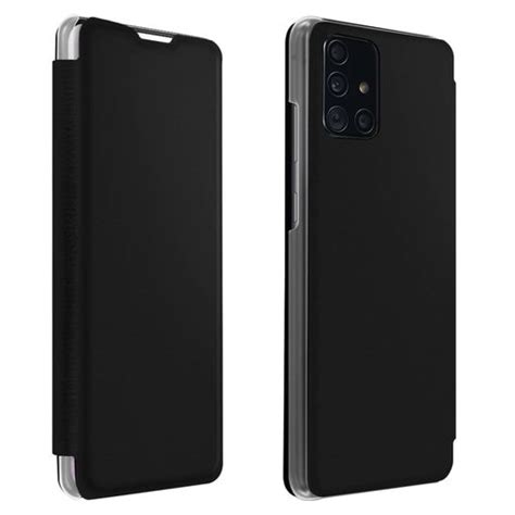 Funda Samsung Galaxy A71 Libro Cartera Flip Book Cover Negro Con