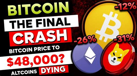 🛑 Bitcoin Final Crash Coming Altcoins Bleeding Reason Btc To