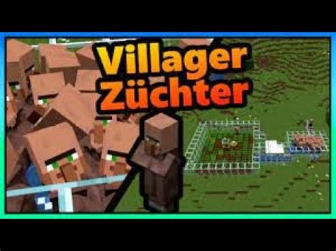 Einfache Villager Zucht Farm Dorfbewohner Vermehren Ab Minecraft