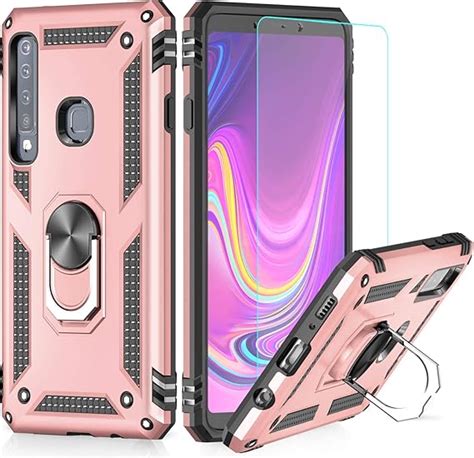 LeYi Galaxy A9 2018 Case With Ring Holder Full Body Protective