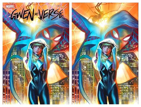 SPIDER-GWEN: GWENVERSE #1 Felipe Massaferra Variant Set LTD To 800 With COA | 7 Ate 9 Comics