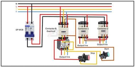 Star Delta Starter Wiring Diagram