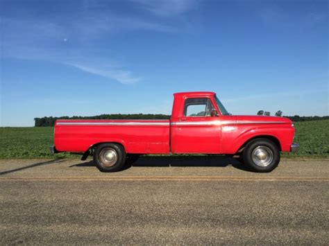 Ford F Custom Cab W Spd Barn Find