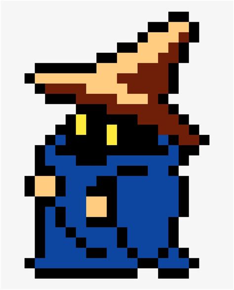 Black Mage 8 Bit Final Fantasy Black Mage Free Transparent PNG