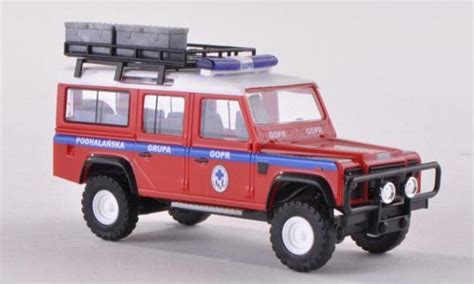 Modellautos Land Rover Defender Busch Podhalanska Grupa Gopr