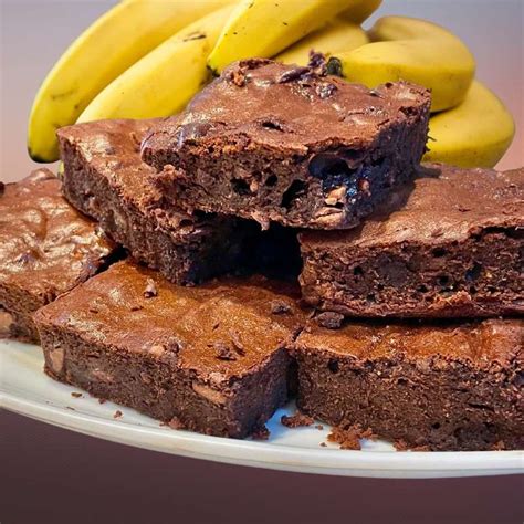 Brownie De Banana Saud Vel Sem Gl Ten E Lactose F Cil