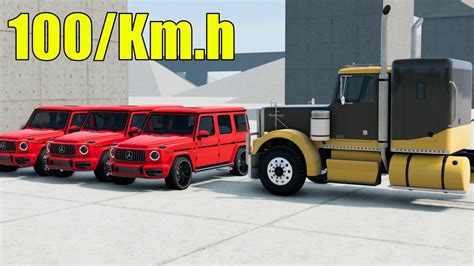 100 Kmh CRASH Test BeamNG Drive YouTube