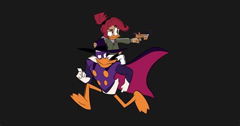 Father Daughter Crimefighting Duo Darkwing Duck Sticker Teepublic