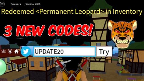 Blox Fruits Code For Leopard Working Devil Fruits Codes In Roblox