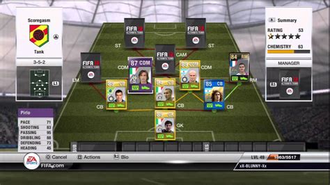 Fifa Squad Builder Amazing Team Ft Ibra Sif Ben Arfa Youtube