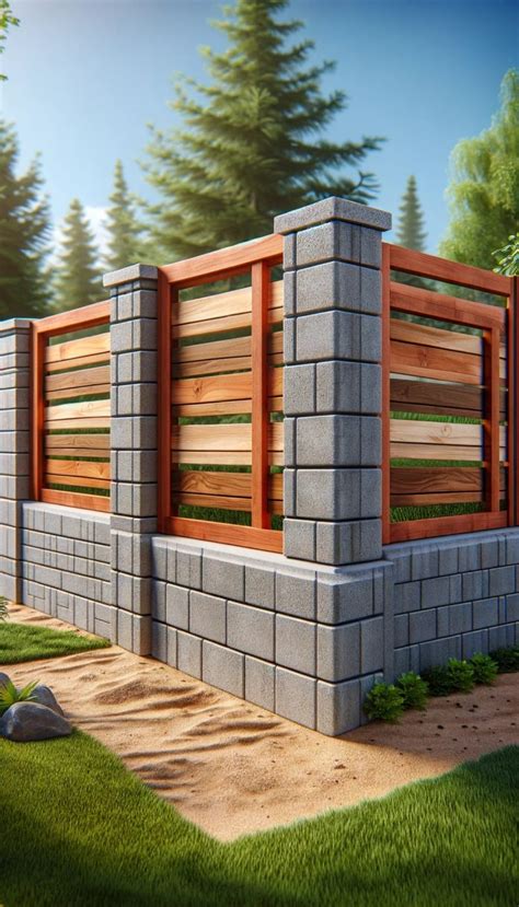 15+ Creative Cinder Block Fence Ideas for a Unique Yard (2024)